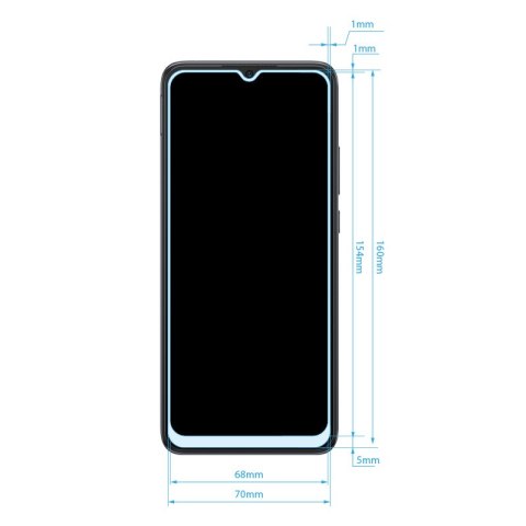 Crong 7D Nano Flexible Glass - Niepękające szkło hybrydowe 9H na cały ekran Xiaomi Redmi 10C Crong 7D Nano Flexible Glass - Niepękające szkło hybrydowe 9H na cały ekran Xiaomi Redmi 10C
