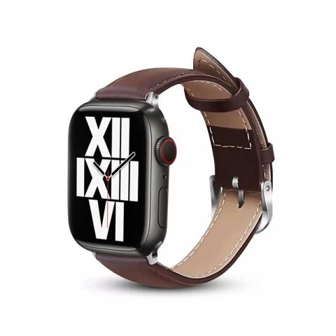 Crong Noble Band - Pasek z naturalnej skóry do Apple Watch 38/40/41/42 mm (Espresso) Crong Noble Band - Pasek z naturalnej skóry do Apple Watch 38/40/41/42 mm (Espresso)