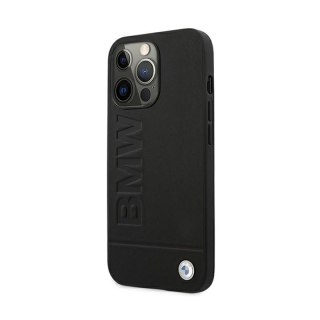 BMW Signature Logo Imprint - Etui iPhone 13 Pro Max (Czarny)