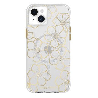 Case-Mate Floral Gems MagSafe - Etui iPhone 15 Plus (Gold)