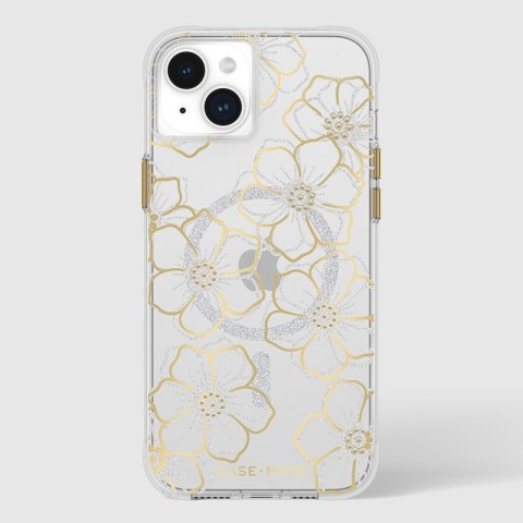 Case-Mate Floral Gems MagSafe - Etui iPhone 15 Plus (Gold)