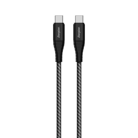 Energizer Ultimate - Kabel połączeniowy USB-C do USB-C 100W 2m (Czarny)