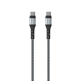 Energizer Ultimate - Kabel połączeniowy USB-C do USB-C 2m (Srebrny)