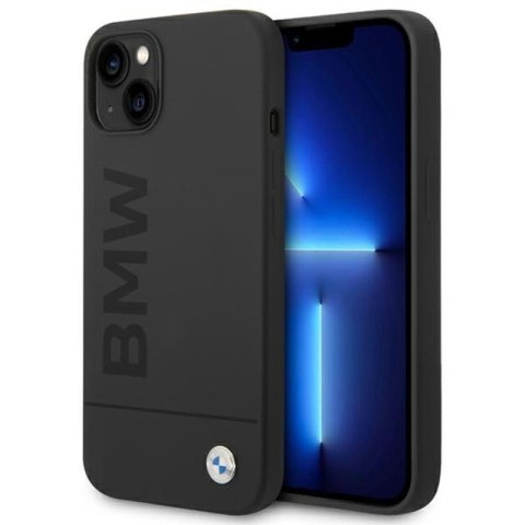 BMW Silicone Signature Logo Magsafe - Etui iPhone 14 Plus (czarny) BMW Silicone Signature Logo Magsafe - Etui iPhone 14 Plus (czarny)