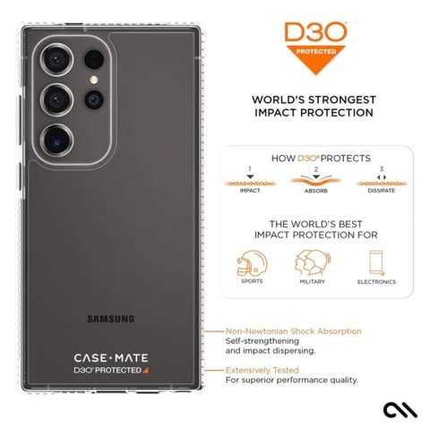 Case-Mate Ultra Tough Clear D3O - Etui Samsung Galaxy S24 Ultra (Przezroczysty)