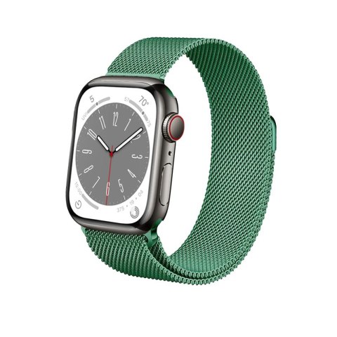 Crong Milano Steel - Pasek ze stali nierdzewnej do Apple Watch 38/40/41/42 mm (zielony) Crong Milano Steel - Pasek ze stali nierdzewnej do Apple Watch 38/40/41/42 mm (zielony)