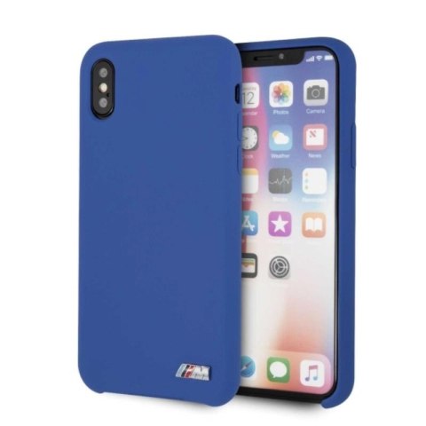 BMW Silicone M Collection - Etui iPhone X / Xs (niebieski)