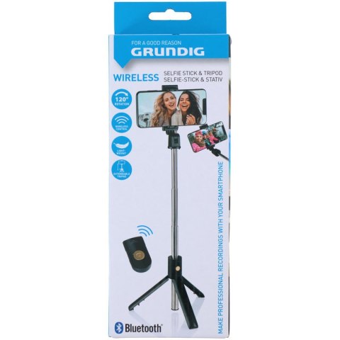 Grundig - Statyw na smartfon / selfie stick Bluetooth