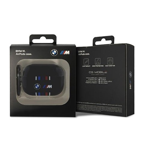 BMW Multiple Colored Lines - Etui AirPods Pro 2 (Czarny)