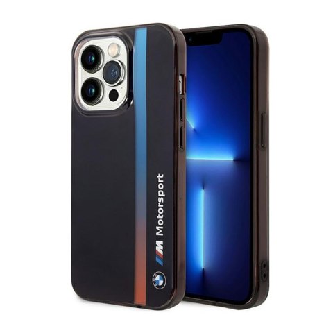 BMW Tricolor Stripe - Etui iPhone 14 Pro Max (Czarny)