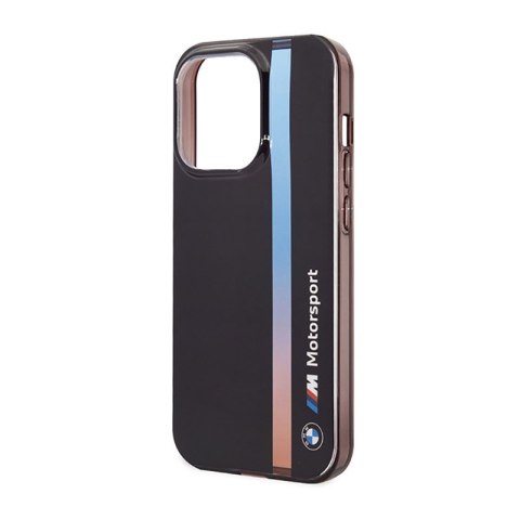 BMW Tricolor Stripe - Etui iPhone 14 Pro Max (Czarny)