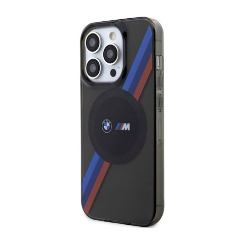 BMW Tricolor Stripes MagSafe - Etui iPhone 14 Pro Max (Szary) BMW Tricolor Stripes MagSafe - Etui iPhone 14 Pro Max (Szary)