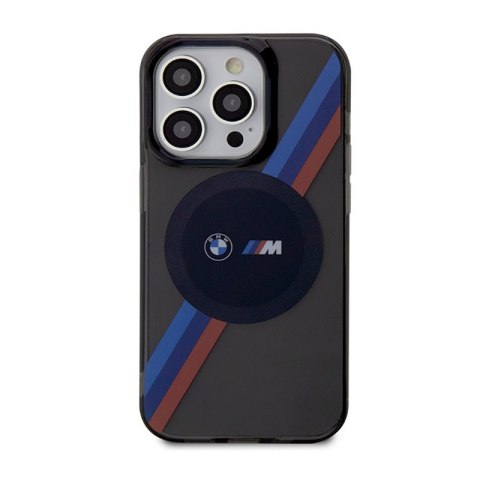 BMW Tricolor Stripes MagSafe - Etui iPhone 14 Pro Max (Szary) BMW Tricolor Stripes MagSafe - Etui iPhone 14 Pro Max (Szary)