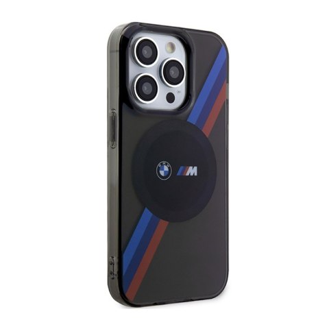 BMW Tricolor Stripes MagSafe - Etui iPhone 14 Pro Max (Szary) BMW Tricolor Stripes MagSafe - Etui iPhone 14 Pro Max (Szary)