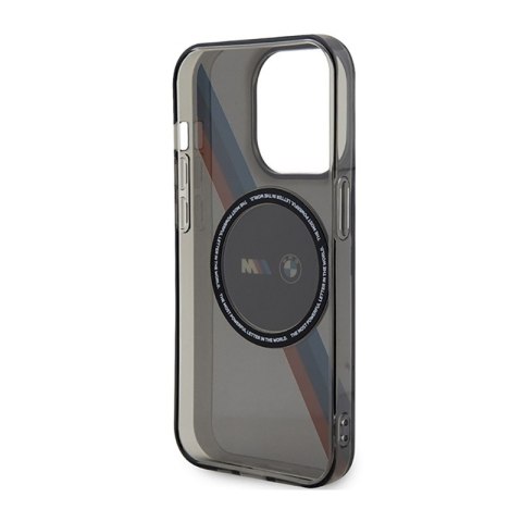BMW Tricolor Stripes MagSafe - Etui iPhone 14 Pro Max (Szary) BMW Tricolor Stripes MagSafe - Etui iPhone 14 Pro Max (Szary)