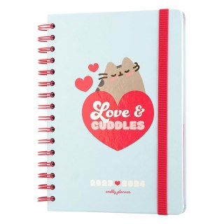 Pusheen - Kalendarz / Planner tygodniowy 2023/2024 z kolekcji Purrfect Love (14.8 x 21 cm)