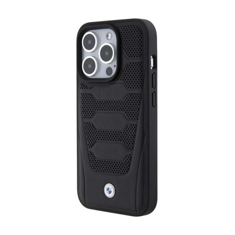 BMW Leather Seats Pattern - Etui iPhone 15 Pro (czarny) BMW Leather Seats Pattern - Etui iPhone 15 Pro (czarny)