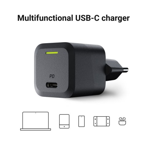 Green Cell - Ładowarka sieciowa GC PowerGaN 33W USB-C Power Delivery