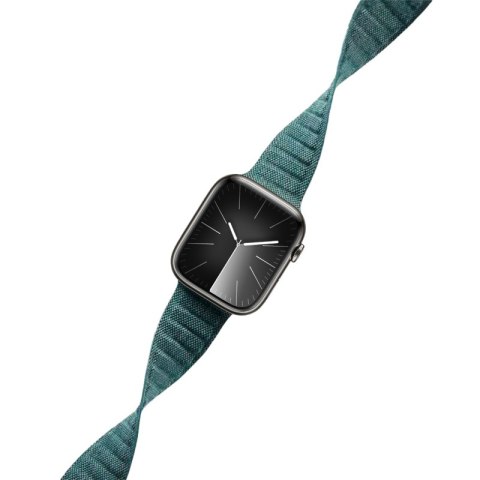 Crong Melange - Pasek magnetyczny do Apple Watch 44/45/46/49 mm (turkusowy melanż)